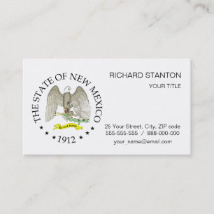 Carte De Visite Signature du Nouveau-Mexique