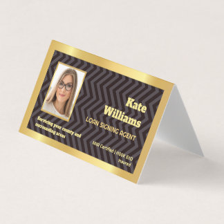 Carte De Visite 🏛️ signature d'un prêt notaire QR personnalisé