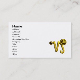 CARTE DE VISITE SIGNE ZODIAC D'OR CAPRICORN JEWEL