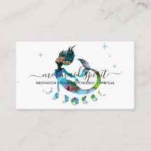 Signe zodiacal spirituel ombré de lune de sirène