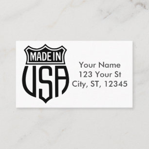 Carte De Visite Signet Fabriqué aux États-Unis Thunder_Cove