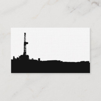 Carte de visite Silhouette 2 de la bande de perçag