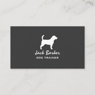 Carte De Visite Silhouette de beagle