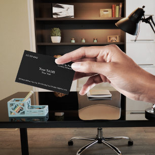 Carte De Visite Silian Rail Jet