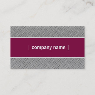 Carte De Visite Silver Maroon Personnalisé Élégant