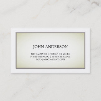 Carte de visite simple