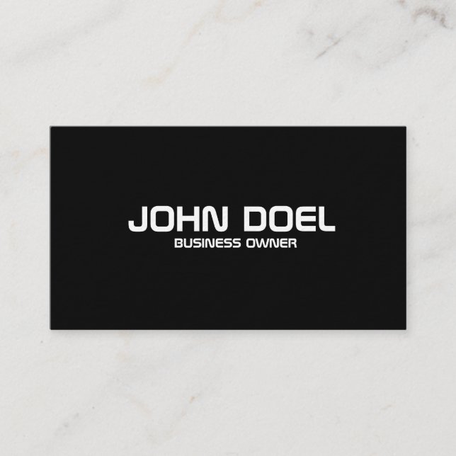carte de visite simple (Devant)