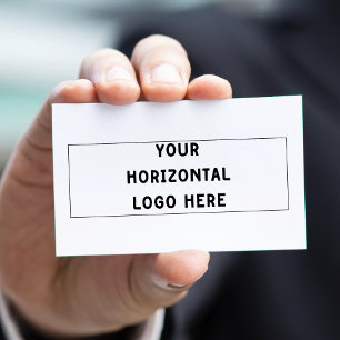 Carte De Visite Simple Ajouter votre logo horizontal 3:1 Ratio per