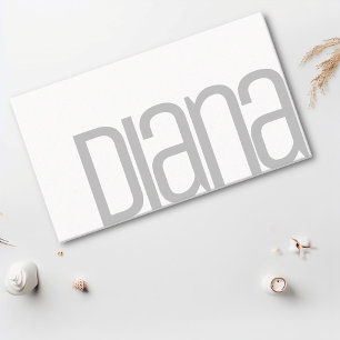 Carte De Visite Simple blanc gris gris minimaliste Nom moderne