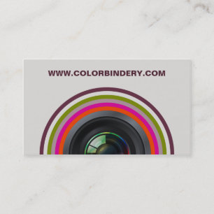 Carte de visite simple de la position 2 d'oeil