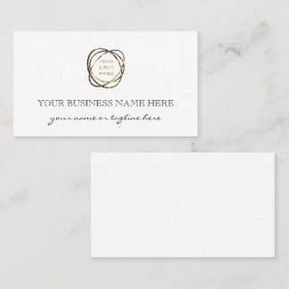 Carte De Visite Simple Elegant Black Add Business Logo Custom  