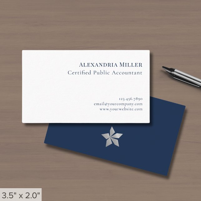 Carte de visite simple élégante professionnelle (Créateur téléchargé)