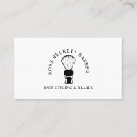 Carte de visite simple en barrettes