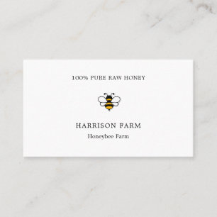 Carte De Visite Simple Entreprise d'Apiculture