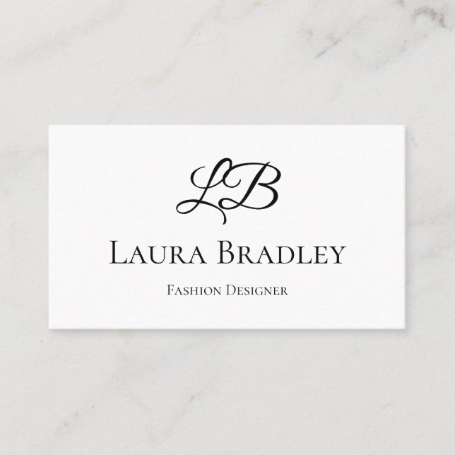 Carte De Visite Simple et élégant  (Devant)