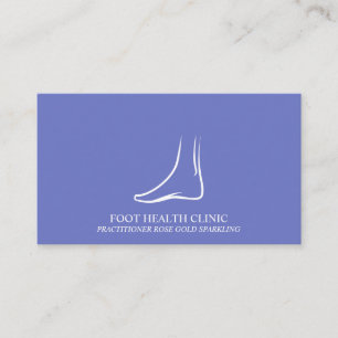 Carte De Visite Simple Foot Cares Podologue Médecin