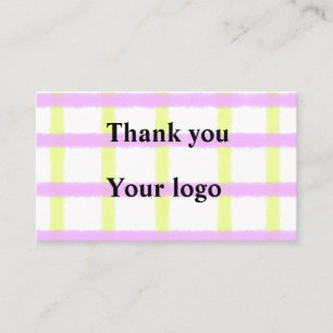 Carte De Visite Simple logo personnalisé élégant minimal ici entre