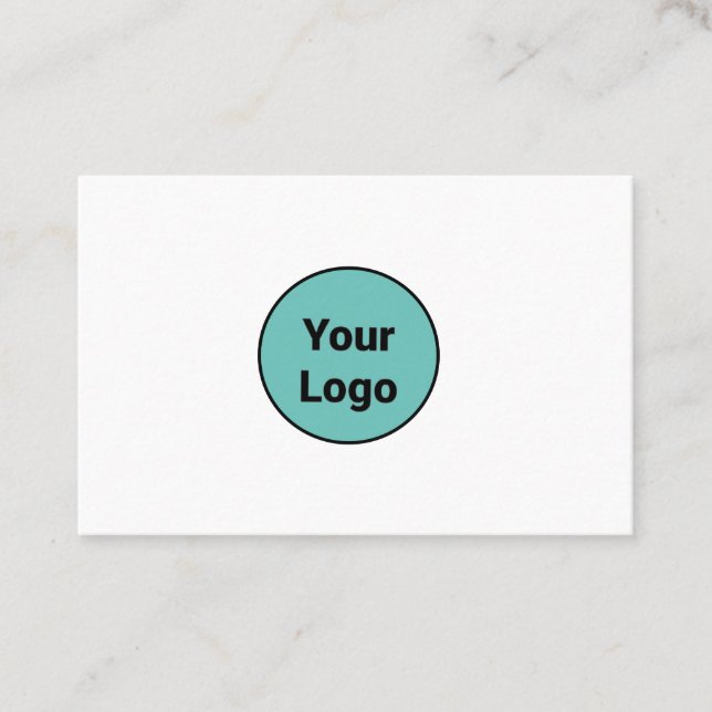 CARTE DE VISITE SIMPLE MINIMAL AJOUTER VOTRE LOGO TEXTE PERSONNALI (Devant)