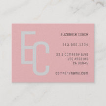 Simple minimaliste élégant Pastel Red Grey