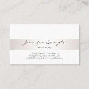 Carte De Visite Simple minimaliste élégant professionnel moderne
