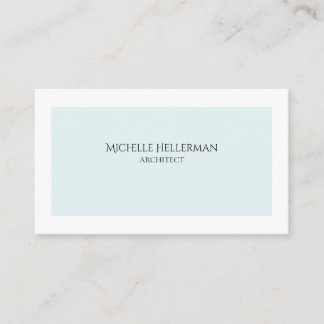 Carte de visite simple minimaliste moderne