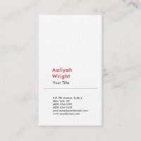 Simple minimaliste moderne Rouge blanc professionn