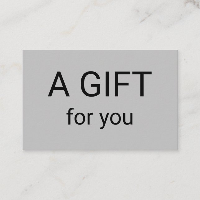 Carte De Visite simple minimum ajouter votre nom adresse texte log (Devant)