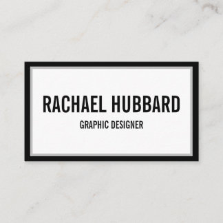 Carte De Visite Simple moderne élégant Qr Code personnalisé