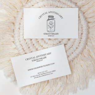 Carte De Visite Simple nouvelle ère colorée Crystal Apothecary Bus