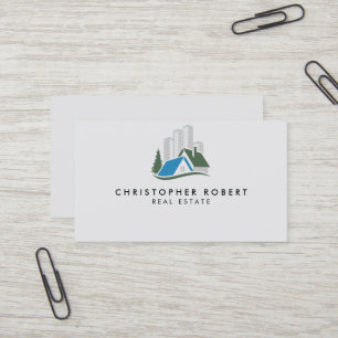 Carte de visite simple pour immobilier