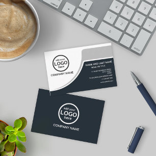 Carte De Visite Simple Professional 2 couleurs ajouter votre logo