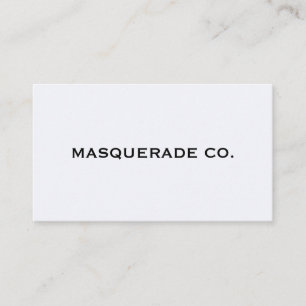 Carte De Visite Simple Professional Company Organisation
