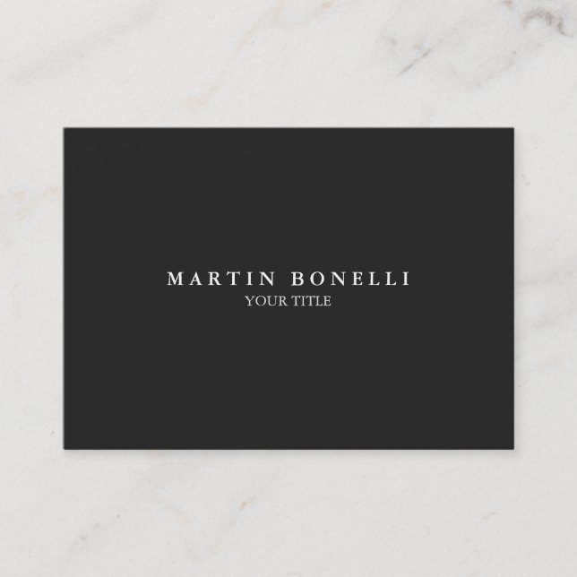 Carte de visite simple professionnel de Chubby (Devant)