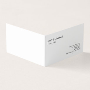 Carte De Visite Simple Professionnel Moderne