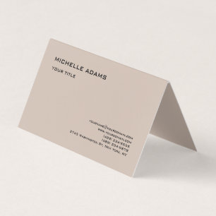 Carte De Visite Simple Professionnel Moderne