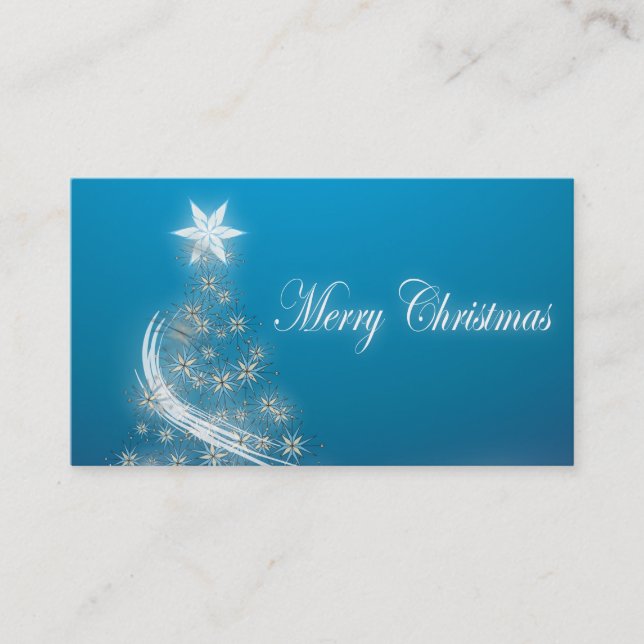 Carte De Visite Simple promotion professionnelle de Noël (Devant)