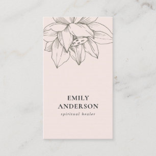 CARTE DE VISITE SIMPLE SPIRITUEL DE REIKI SIMPLE