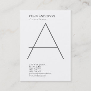 Carte De Visite Simple tendance mignon clair noir blanc