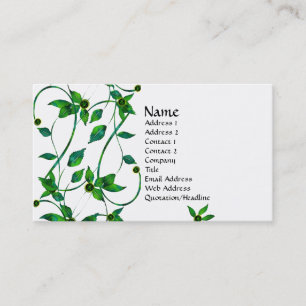 Carte De Visite Simplement vert