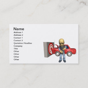 Carte De Visite Simulacre d'essai d'accident