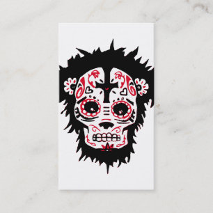 Carte De Visite singe de dia de los muertos