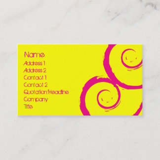 Carte De Visite Sirène