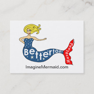 Carte De Visite Sirène de Betterton chez ImagineMermaid.com