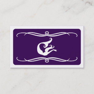 Carte De Visite sirène de mod (couleur personnalisable)