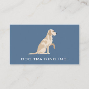 Carte De Visite Sitting et entraînement de chien   Services animau