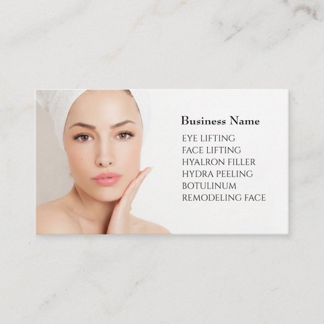 Carte de visite Skincare & Beauty Salon (Devant)