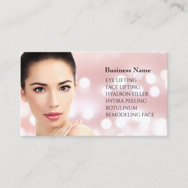 Carte de visite Skincare & Beauty Salon (Devant)
