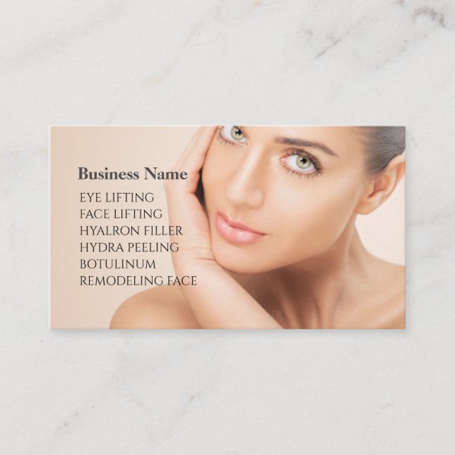 Carte de visite Skincare & Beauty Salon (Devant)