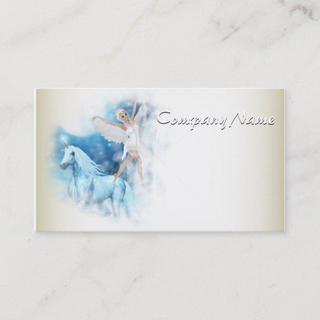Carte De Visite Sky Féerie Aspar et Unicorn Vignette (Devant)