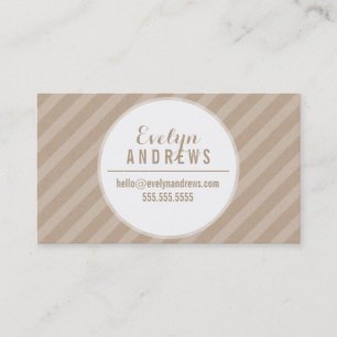 Carte De Visite SMART SIMPLE SPOT strié motif cool blanc kraft